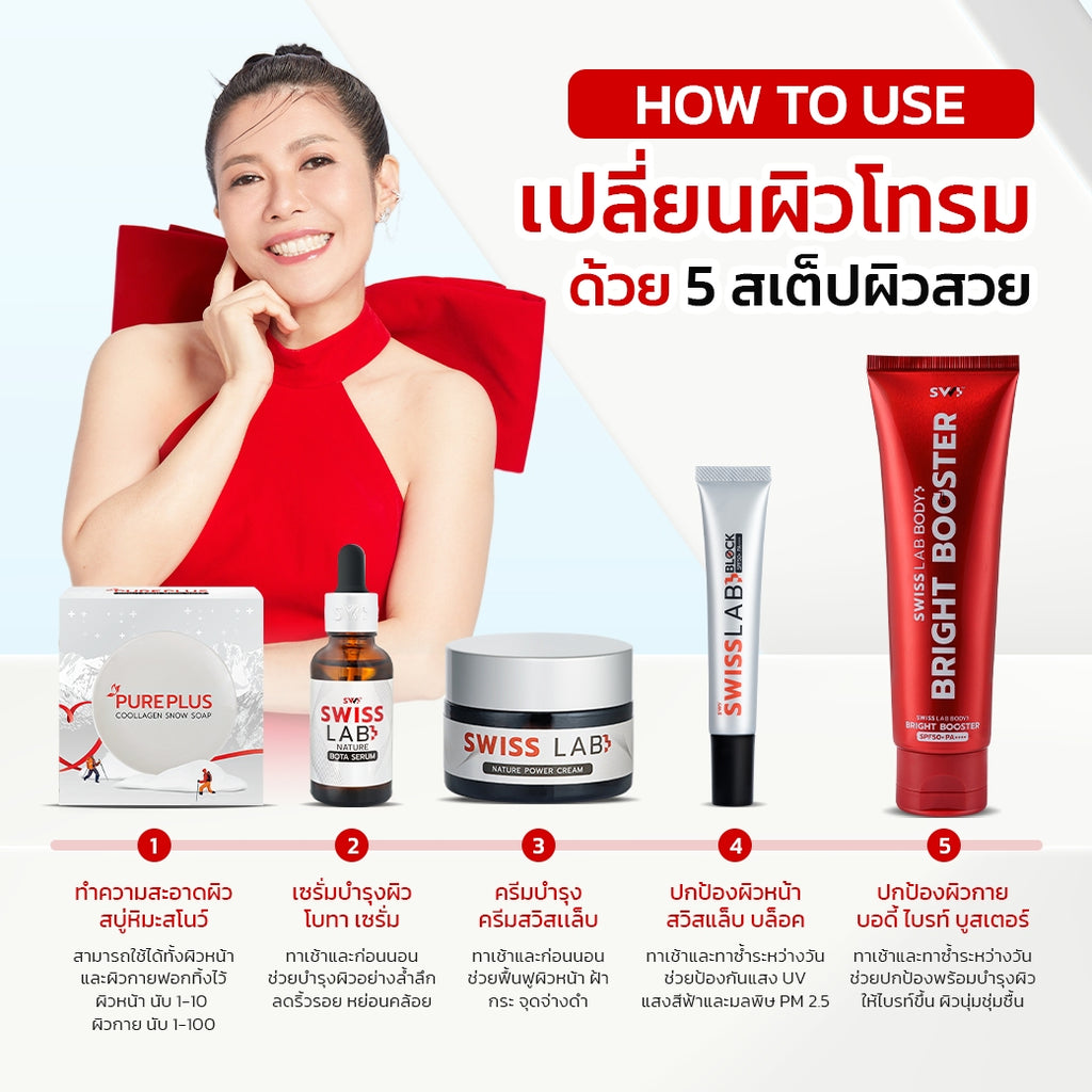 เซรั่มบำรุงผิวหน้า SWISSLAB Nature Bota Serum 30ml แพ็ค 3 ชิ้น - ภาพประกอบที่ 4
